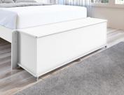 Recamier Banco Baú Ripado Sapateira Casal Luca - 3 Cores