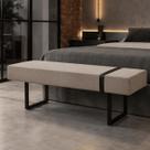 Recamier Banco Divã 100cm Industrial Para Quarto Sala Luxo Recamier Banco Divã 100cm Industrial Para Quarto Sala Luxo