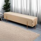 Recamier Banco Luxo Eros Madeira Eucalipto Bege Claro Recamier Banco Luxo Eros Madeira Eucalipto Bege Claro