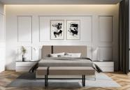 Recamier Banco Puff Divã 150cm Industrial Para Quarto Sala Decoração