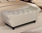 Recamier Baú Ana 150 cm Sapateira Quarto Puff Closet Nicho Organizador Cama Decoração Banco Elegante Brinquedo Calçadeira Roupas Enxoval