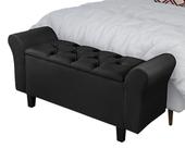 Recamier Baú Banco Divã Moderno Lara 1,30m Para Sala Quarto Sapateira Retro
