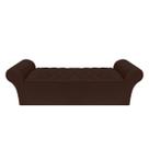 Recamier Baú Calçadeira Chaise Quarto King 195cm Madrid