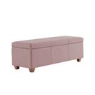 Recamier Bau Dubai 1,20m Veludo Rose - Inova Decorações