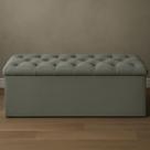 Recamier Bau Estofado Casal King Padrão Anita 195 cm Veludo