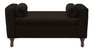 Recamier Baú Félix 160cm Suede Marrom Recamier Baú Félix 160cm Suede Marrom