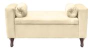 Recamier Baú Félix 200m Suede Bege Recamier Baú Félix 200m Suede Bege