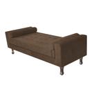 Recamier Baú Félix Solteiro 120 cm Suede - Doce Sonho Móveis