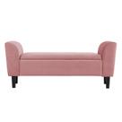 Recamier Bau Malibu 1,20m Suede Rose - Inova Decor