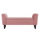 Recamier Bau Malibu 1,40m Suede Rose - Inova Decor