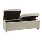 Recamier Bau Paris 1,20m Suede Bege - Clique Decor Recamier Bau Paris 1,20m Suede Bege - Clique Decor