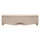 Recamier Baú Provençal 140cm para Cama Casal Linho - SOFA STORE
