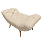 Recamier Calçadeira 1 M Sofá Quarto Estofado Decorativo Realeza Recamier Calçadeira 1 M Sofá Quarto Estofado Decorativo Realeza