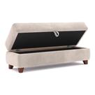 Recamier Calçadeira Bali 120cm Suede Bege- Inova Decorações Recamier Calçadeira Bali 120cm Suede Bege- Inova Decorações
