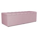 Recamier Calcadeira Bau 160 cm Dalia Suede Artte