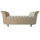 Recamier Com Braço Linho Bege Queen 150