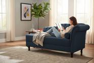 Recamier Decorativo Divã Styllus Lado Esquerdo Bouclé Cinza Recamier Decorativo Divã Styllus Lado Esquerdo Bouclé Cinza