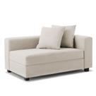 Recamier Divã Aspen 1,60m material sintético Bege - Inova Decorações Recamier Divã Aspen 1,60m material sintético Bege - Inova Decorações