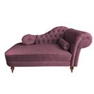 Recamier Divã Chaise Sofá Decorativo 1,3m Roma Sala de Estar Recamier Divã Chaise Sofá Decorativo 1,3m Roma Sala de Estar