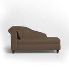 Recamier Diva França 1,60m Suede Marrom - Inova Decor Recamier Diva França 1,60m Suede Marrom - Inova Decor