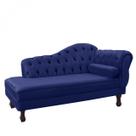 Recamier Divã Namoradeira Sofá Estofado Decorativo Consultório Sala Quarto 160x80 - Elã