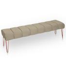 Recamier Estofada Casal King Size Luxo Veludo