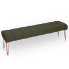Recamier Estofada Casal Luxo Veludo