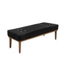 Recamier Genova 90 cm Luxo Suede com Madeira Maciça - SSX Multicoisas