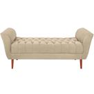 Recamier Grecia 150cm Suede Bege Mpassos Bege
