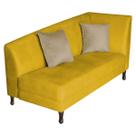 Recamier Heitor 160cm com Almofada Lado Esquerdo Sintético