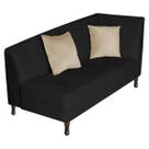 Recamier Heitor 160cm com Almofada Lado Esquerdo Sintético