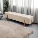 Recamier Luxo Madeira Maciça Eros Branco Off White Recamier Luxo Madeira Maciça Eros Branco Off White