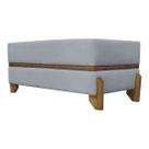 Recamier Puff Para Cama Quarto King 200 cm Kodama Bouclé