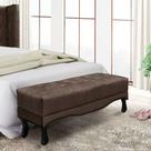 Recamier Puff Villach Para Cama Box Casal 1.60 Veludo Bz Home Decor Recamier Puff Villach Para Cama Box Casal 1.60 Veludo Bz Home Decor