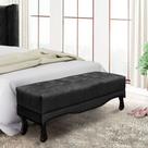Recamier Puff Villach Para Quarto Cama King 1.95 Veludo Bz Home Decor