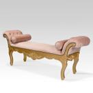 Recamier QUEEN Genova Entalhado e Tecido Capitonê + Acabamento Tachas- Tommy Design