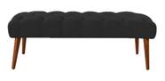 Recamier Rubi 1,20m Veludo Preto - Dominic Decor Recamier Rubi 1,20m Veludo Preto - Dominic Decor