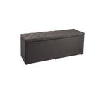 Recamier Sofá Baú Madrid 1,60 cm Suede Cinza