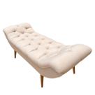 Recamier Sofá Calçadeira Estofado Decorativo Sala Quarto Consultório 1,6 M Realeza