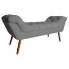Recamier Sofá Divã Namoradeira Sienna 140cm Casal Suede