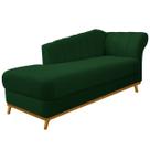 Recamier Vanessa 140cm Lado Esquerdo Suede Verde - Doce Sonho Móveis