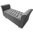 Recamier Vintage 150 CM Linho Cinza Queen RBL