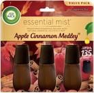 Recarga Air Wick Essential Mist, pacote com 3 unidades, mistura de maçã e canela Recarga Air Wick Essential Mist, pacote com 3 unidades, mistura de maçã e canela