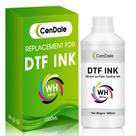 Recarga de 1000 ml de tinta DTF Cendale Premium White para impressoras Epson Recarga de 1000 ml de tinta DTF Cendale Premium White para impressoras Epson