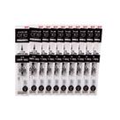 Recarga de Caneta Gel Mitsubishi Uni-Ball One 0,38mm Preta 10 unidades