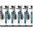 Recarga de caneta Zebra F-Series Esferográfica em Aço Inoxidável 0,7 mm