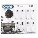 Recarga de carvão vegetal Oral-B com cabeças de escova de dentes (pacote com 8)