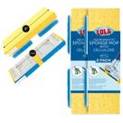 Recarga de esfregão de esponja Lola Products Cellulose SqueezeMatic Butterfly Recarga de esfregão de esponja Lola Products Cellulose SqueezeMatic Butterfly