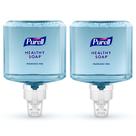 Recarga de espuma de sabonete Purell Healthy 1200 ml, pacote com 2