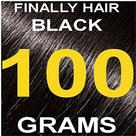 Recarga de fibra capilar Finally Hair 100g, corretivo preto